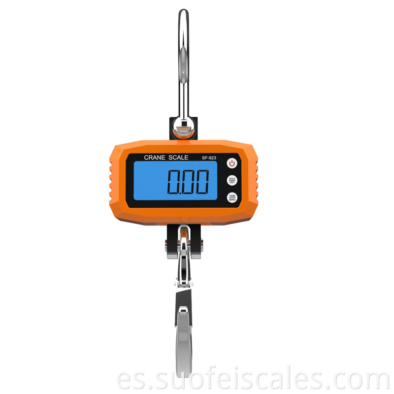 Escala de pesaje de servicio pesado SF-923 para escala de calibración de grúa superior Calibrar escala de colgar digital